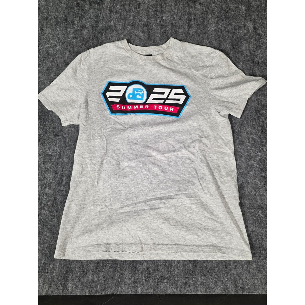 DCI Shirt Mens M Gray 2025 Summer Tour Drum Corps World Championships District